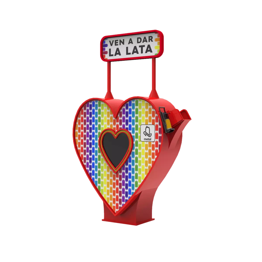 Contenedor Para Tapitas [Corazon-Ecolatidos]