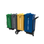 Carro Con 2, 3 O 4 Contenedores Para Residuos De 120 Litros Cada Uno [Limusine]