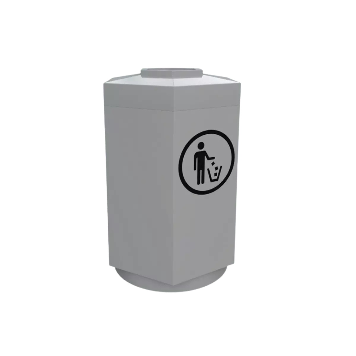 Papelera Para Residuos De 30 Litros [Gasolinera-2000]