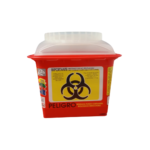 Contenedor Recolector De Punzocortantes Rpbi Rojo De 1.44 Litros [Pc-1.44]