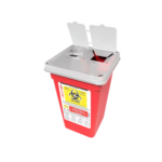 Contenedor Recolector De Punzocortantes Rpbi Rojo De 1 Litro [Pc-1N]