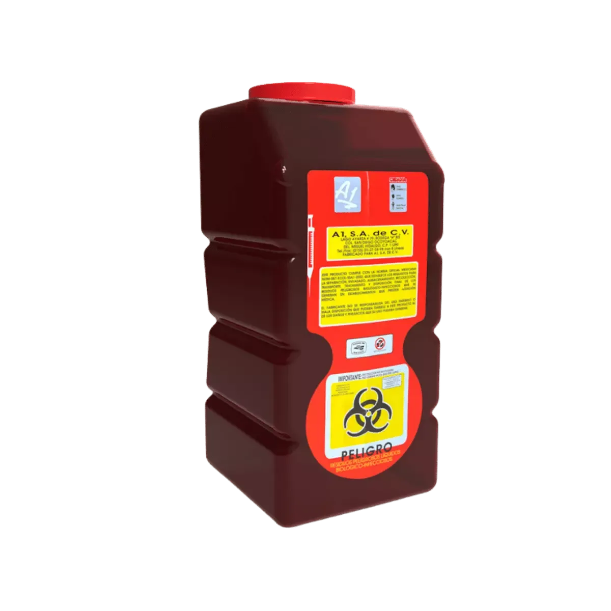 Recolector de líquidos rojo 12 L