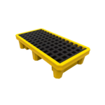 Tarima De Plástico Antiderrame Para 2 Tambos [Tar2-200]